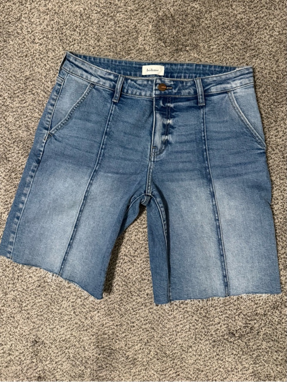 Kancan (bohme) Denim Bermuda Shorts